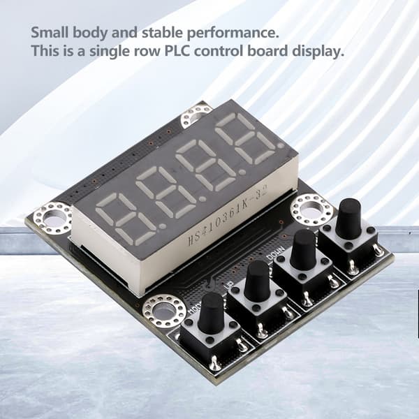 Enkeltrad PLC-kontrollkort parameterdisplaymodul uten programmering