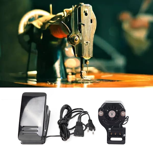 100 W ompelukoneen moottori &amp; Jalkapoljinsarja kotiompelukoneen osat Set (EU Plug 220V)