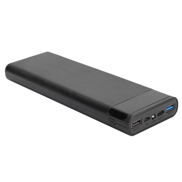 10x18650 Batterikasse Bærbar Strømkilde Ingen Svejsning Jacking DIY Power Bank Shell Kit Tilbehør Sort