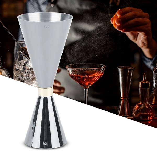30ml 60ml Rostfritt Stål Jigger Konform Dryck Vin Mätkopp Bar Tillbehör Verktyg