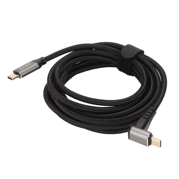 90 graders USB C-kabel 4K 60Hz stöder PD100W Typ C 3.1 Gen2 Fullfunktion USB C snabbladdningskabel för Steam Deck 300cm/118.1in