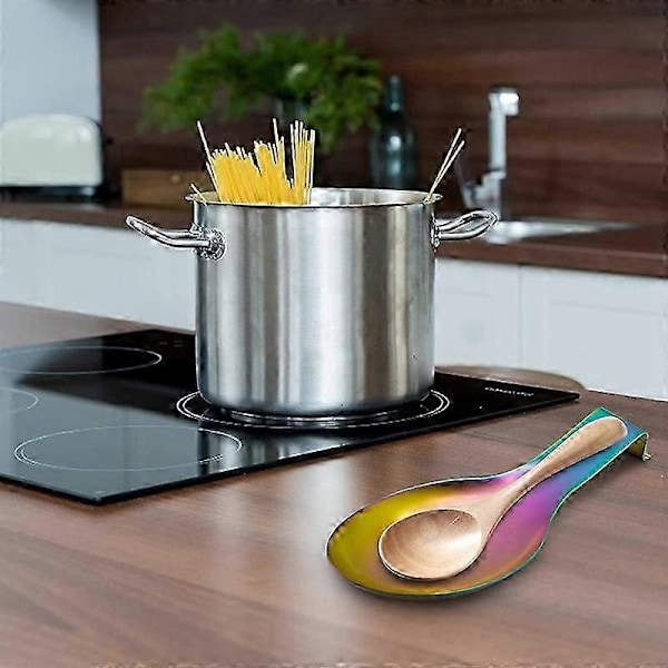 Moderne skeholder i rustfrit stål, skeholder i rustfrit stål til bordet, skraber skeholder