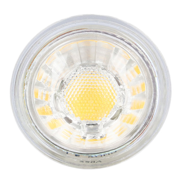 5W COB LED-lampa Glas MR16-lampa Dimbar Spot-lampa för sovrum Vardagsrum 220VVarmt vitt ljus 3000K