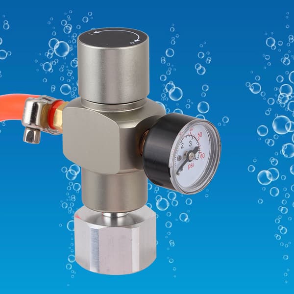 Tr21x4 CO2 Mini Gassregulator Fatadapter Trykkmåler Ladersett Brusutstyr