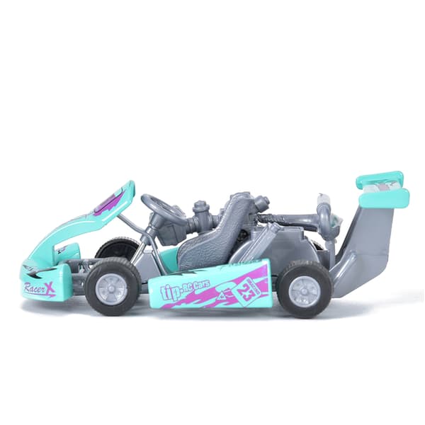 1:32 Skala Legering Bilmodel Høj Go Kart Racerbil Træk Tilbage Legetøjsmodel (Lysegrøn)