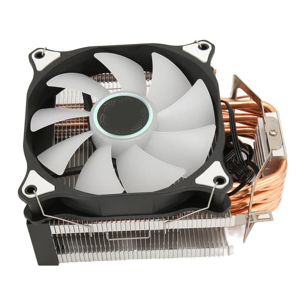 ARGB CPU Luftkøler 6 Kobber Varmerør 12 VDC 3-benet Universal Hydraulisk PC CPU Køleblæsere til AMD AM4 AM5 til Intel 1150