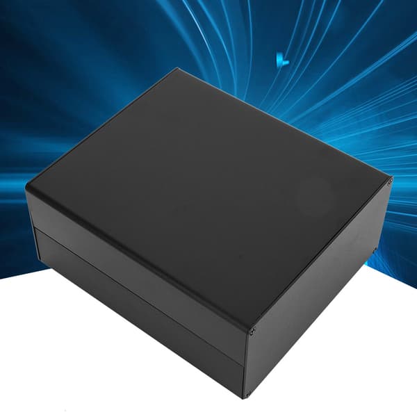 Aluminiumkapsling PCB-koblingsboks printkorttilbehør sand sort til GPRS