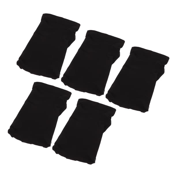 5 stk. Nylon Paryk Hætter Mænd Bærbar Blød Elastisk Åndbar Strømpe Paryk Hætte til Cosplay Halloween Fest