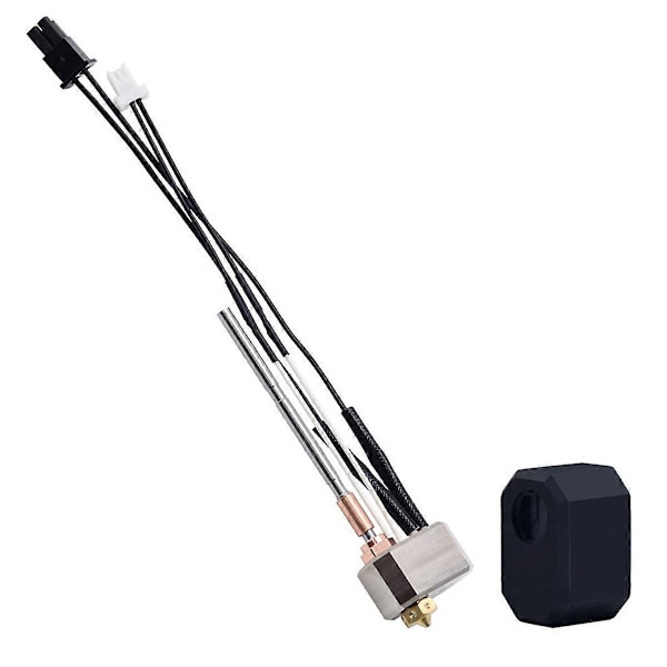För Prusa i3 MK4 Extruder Hotend+E3DV6 Mässingsmunstycke 0,4mm