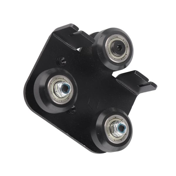 Back Support Plate Black Metal 3D Printer Extruder Back Support Plate Med Remskiva för Ender3 V2
