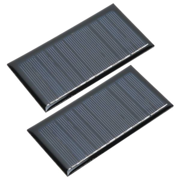 2 kpl aurinkokennoa 0,5 W 5,5 V polykiteinen piisiru aurinkokennolevy DIY-projektiin