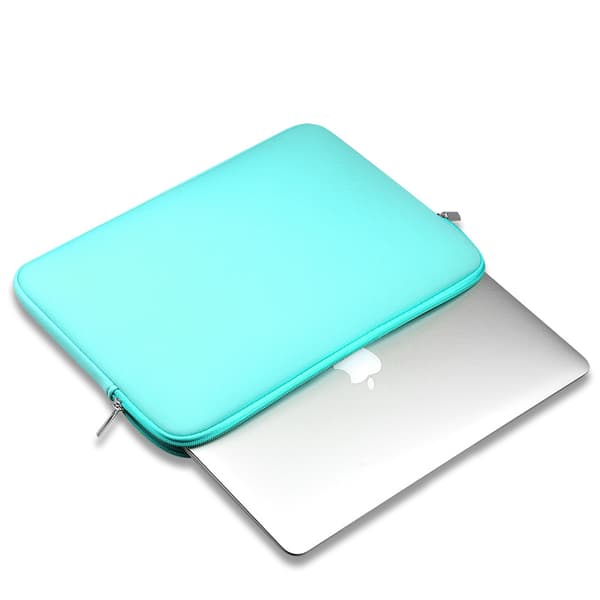 Himmelblå laptop taske