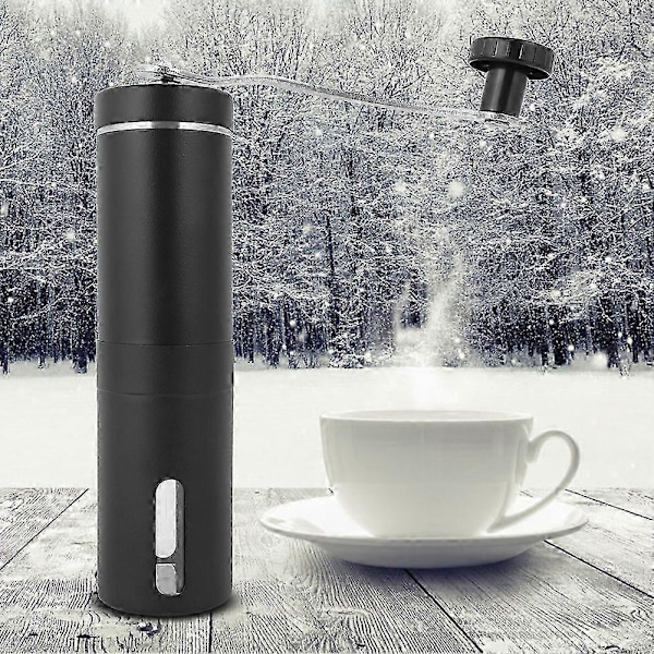 Håndkværn i rustfrit stål til kaffebønner, korn og nødder