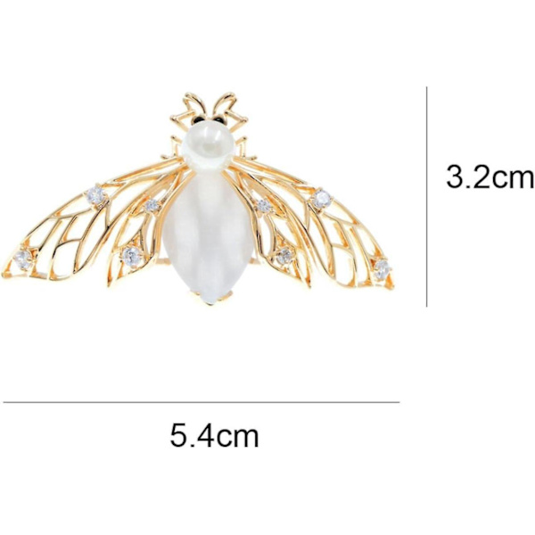 Luksus Zirkon Mehiläinen Rintaneula Miehille Luova Elegantti Vaatevaruste Ainutlaatuinen Lahja