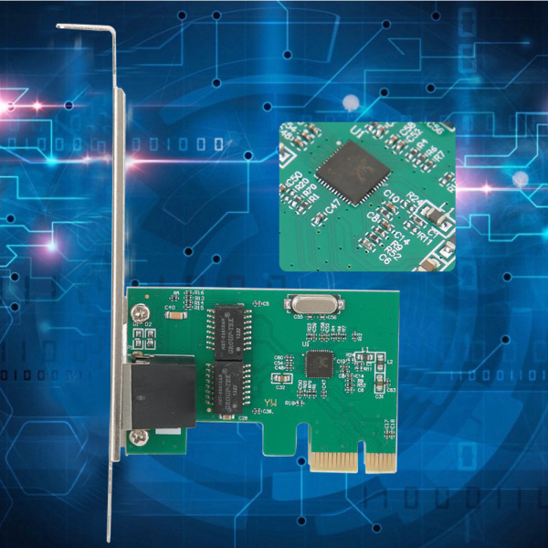 PCI-E Desktop Realtek 8111E Yksi porttinen verkkokortti 10/100/1000Mbps Gigabit Ethernet