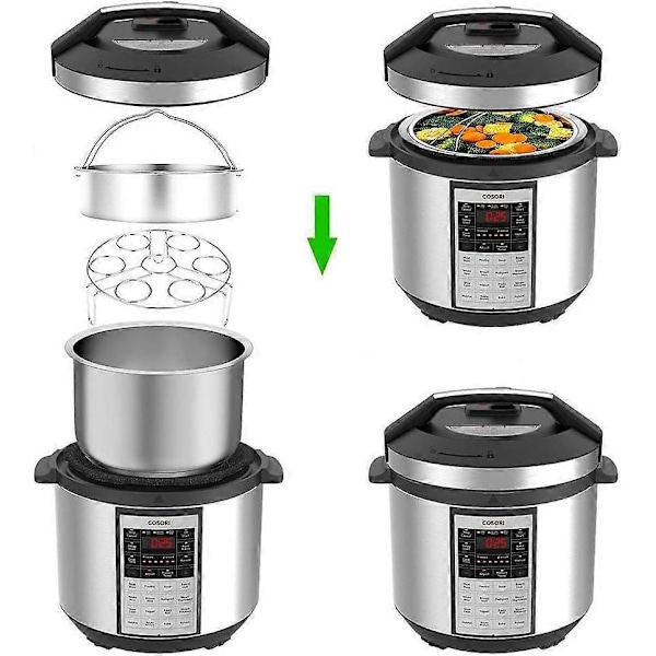 2025 Ny Instant Pot Ångkokare Tillbehör med Ångkokare