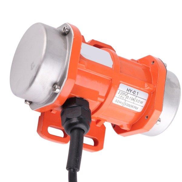 Vibrationsmotor 1-faset IP66 vandtæt asynkron aluminiumslegering kasse 220V 3000RPM B B