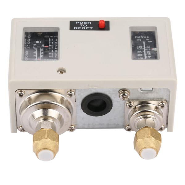 Elektronisk R1/4" 15A 250V Dual Pressure Control Switch Smart Pump Pressure Controller