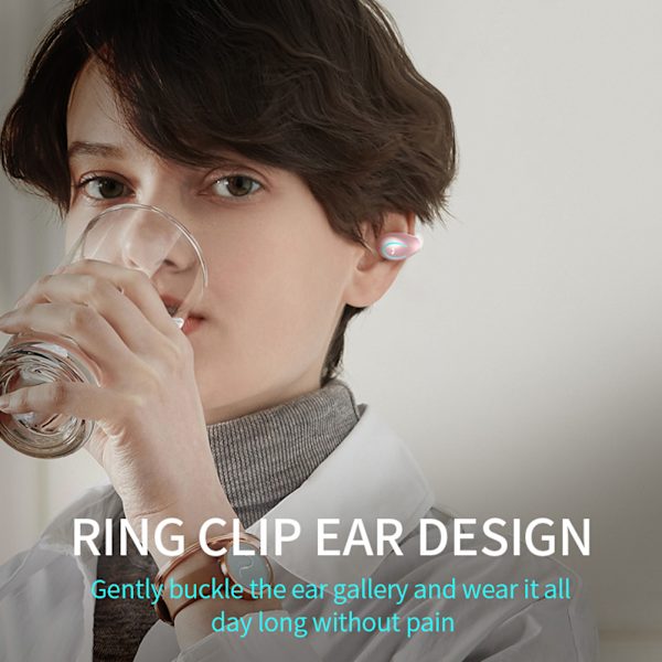 YX08 Mini Bone Conduction Bluetooth Headset Trådlösa Bluetooth hörlurar