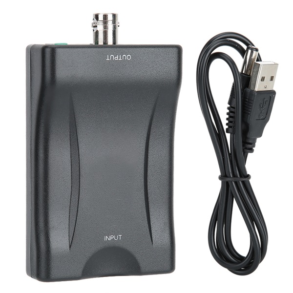 Svart HDMI till BNC Video Converter Kompatibel med PAL/NTSC-system för DVD-inspelare
