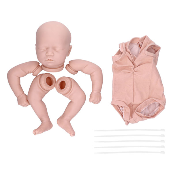 18,5 tums återfödd docka kit omålad oavslutad vinyl DIY återfödd kit för DIY handarbete