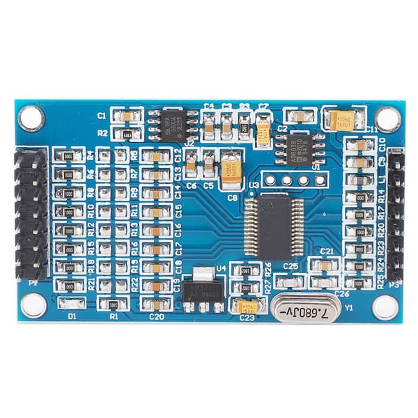 24 Bit 8-kanals ADC-modul Datainsamlingskort Hög Noggrannhet 30ksps Datautgångshastighet ADS1256