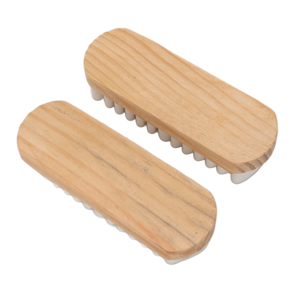 2 PCS Snø Støvler Semsket Børste Sko Rengjøring Crepe Børste Semsket Matt Sko Skrubber Rengjøring