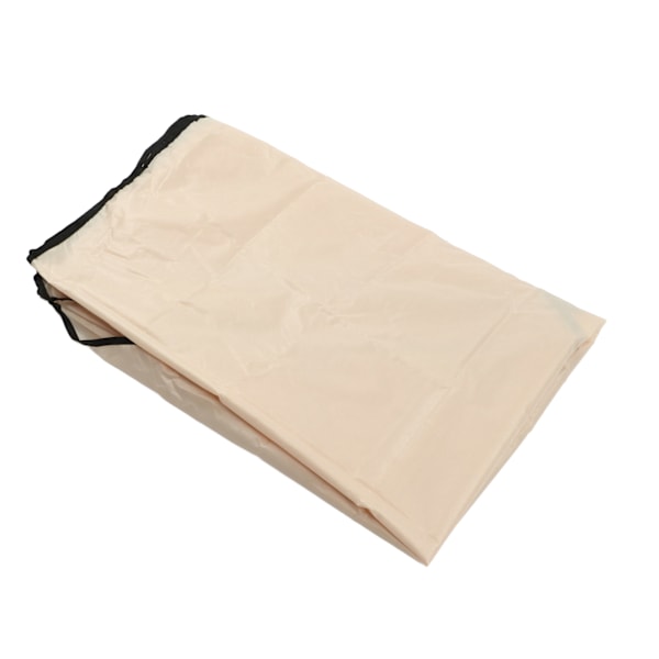 Canopy Canvas Rustfrit Stål 4x4x4m Trekant Baldakin med 3 Reb for Gårdsplads Græsplæne Have Hvid