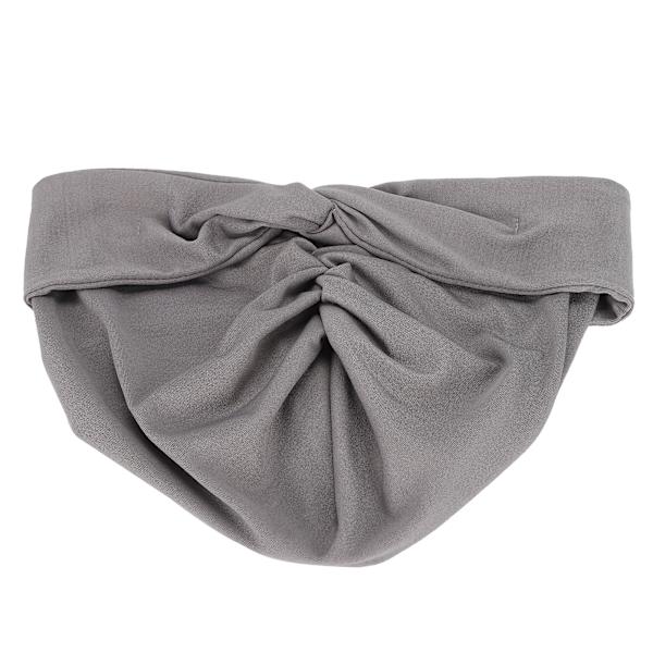 Kvinners Mote Turban Hode Skjerf Stretch Faste Kjemo Wrap Muslimsk Lue Religiøs Artikkel Grå