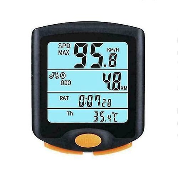 Vanntett Sykkel Speedometer Trådløs LCD Odometer Sykkelsykkel