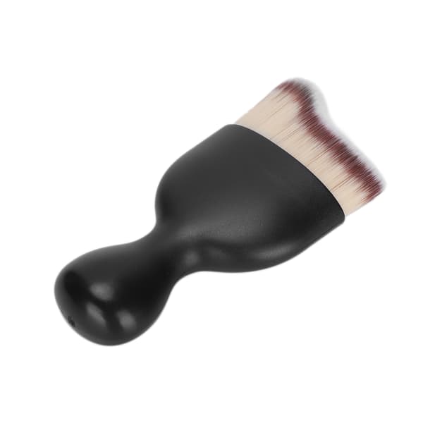 Foundation Makeup Børste Buet Vinglas Form Base Makeup Børste til Flydende Foundation Grå