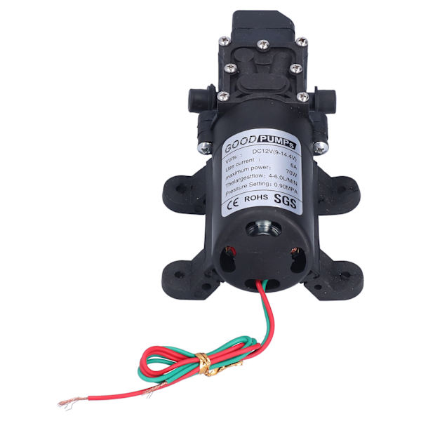 3308 Membranpumpe Selvansugende spraypumpe til havevanding Bilvask 12V 70W