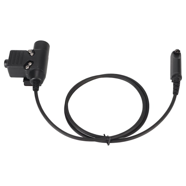 U94 PTT-adapterkabel 35,4 tommer Walkie Talkie Headset-forbindelseskabel Passer til Baofeng UV9R UV 9R Plus UV XR BF A58