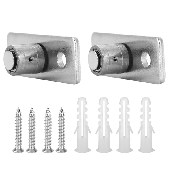 2 Stk Rustfri Stål Stalddør Rulle Gulvguide Skydedør Hardware tilbehør