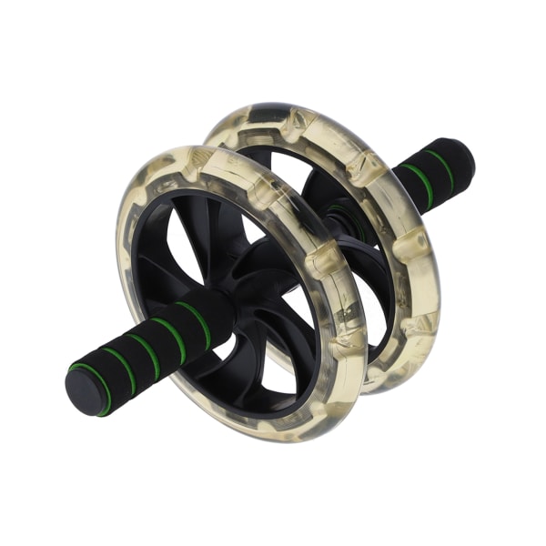 200 mm abdominal hjulrulle skridsikker dobbelthjul træningsrulle til core træning