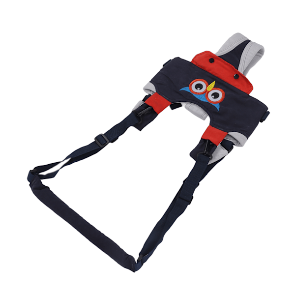Baby Walking Harnesses Assistant Justerbar Mjuk Andningsbar Tyg Handhållen Toddler Walk Helper Mörkblå
