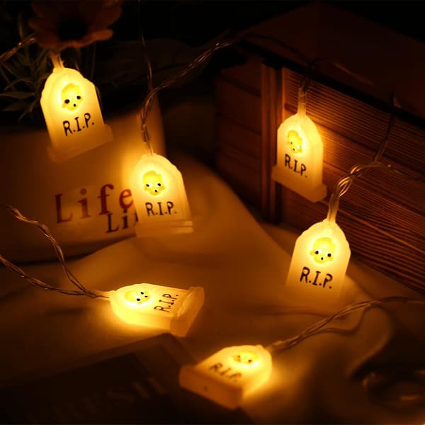 LED Halloween String Lights Decorative Lamp Lantern Waterproof Bar Garden 2m 10 Lights