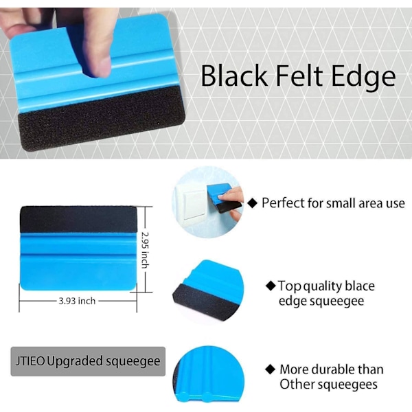 Vinyl Wrap Tool Kit - Komplett set för fönsterfilmtoning, tapetinstallation och hantverk
