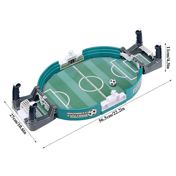 2023 Mini Green Fotballbordleke - Interaktive spill for barn, kreative og konkurransedyktige gaver Stort bord - 4 baller