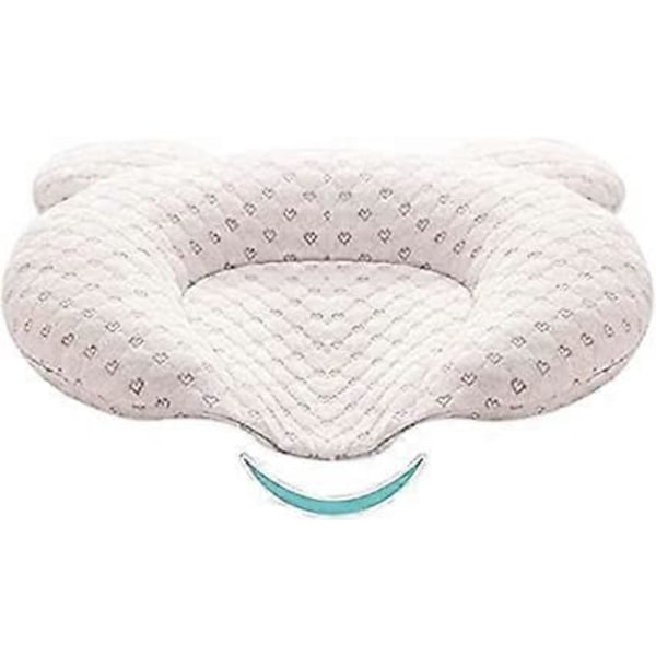 Baby Hovedformningspude, Nyfødt Børneværelsespude, Spædbarns Hovedstøtte Sovende Pude, 3d Memory Foam Hoved Nakkepude til Autostol Barnevogn
