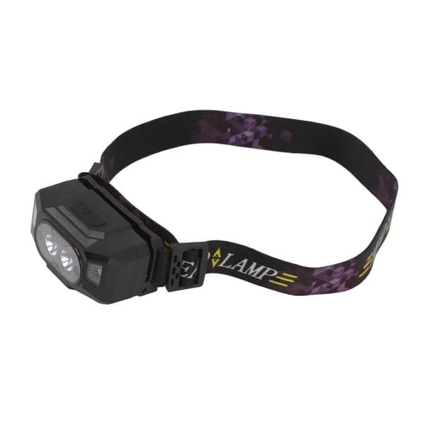 LED-sensorhodelykt med trefarget lyskilde, oppladbar, sterk utendørs hodelykt for fiske, løping, camping