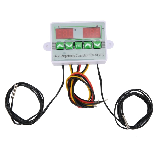 Temperaturregulator Digital Display Mikrocomputer Intelligent kontrolkontakt ST3012 12V