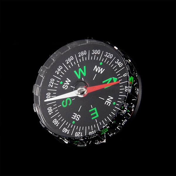 Ammattimainen Outdoor Camping Mini Survival Button -kompassi