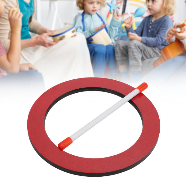 Red Resin Skin Barnehåndtromme - Perkusjonsinstrument for opplysning