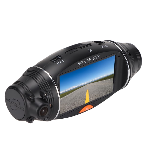 R310 HD Dash Cam Dubbellins Night Vision 130 graders vidvinkel GPS Dash Cam för biltaxi