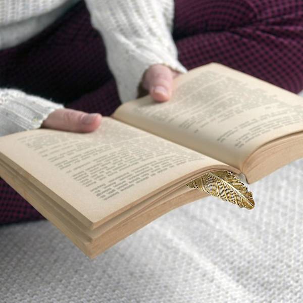 Gjør-det-selv-fjærbok med 3D-sommerfugl og tørkede blomster - Gullfjær, lilla diamant - Separat emballasjeboks