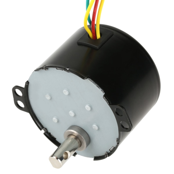 1kpl AC220V miniatyyri alhainen nopeus, suuri voimamomentti synkroninen moottori CW/CCW (5 rpm)