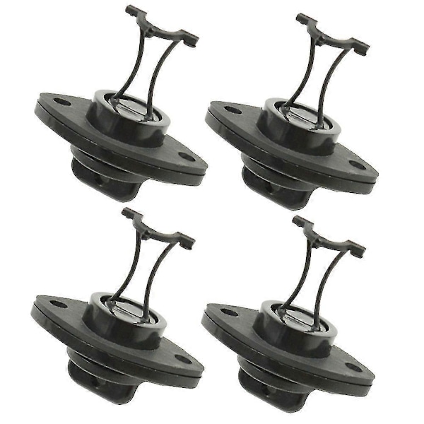 4 stk. AN Fittings Båd Afløbsprop Kit Kajak Afløbsplugs Skruer Kajak Hardware Kajak Stopper Prop Zekai