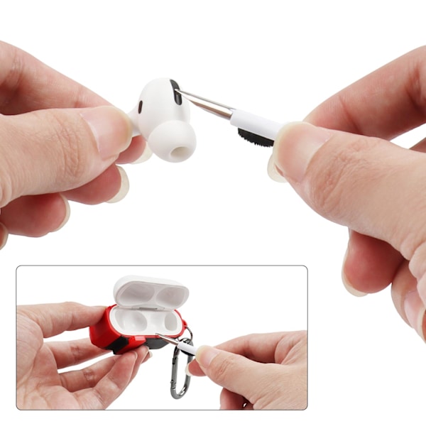 Multifunktionell Bluetooth-hörlurar rengöringspenna rengöringsborste