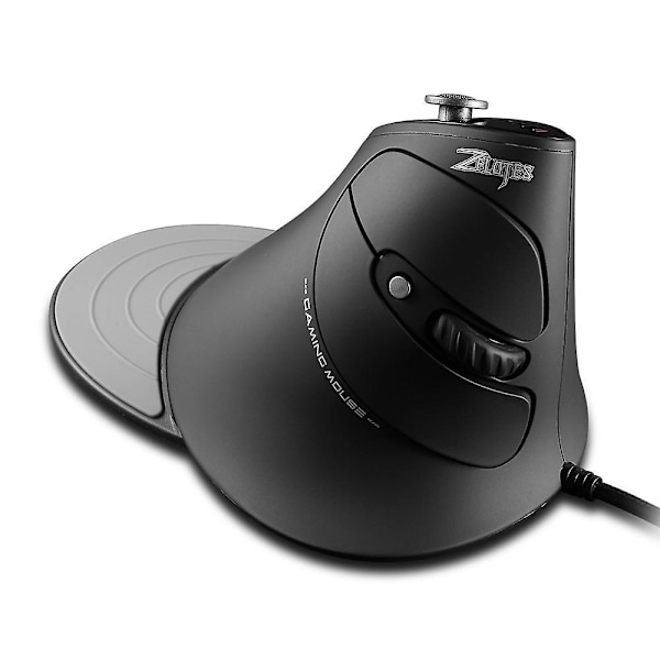 Trådløs Ergonomisk Mus 6 Knapper Vertikal Mus med Avtakbar Håndleddsstøtte, 1000-1600-2400 DPI Justerbar